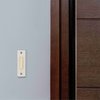 Newhouse Hardware Lighted Door Chime Push Button, White BT3WL